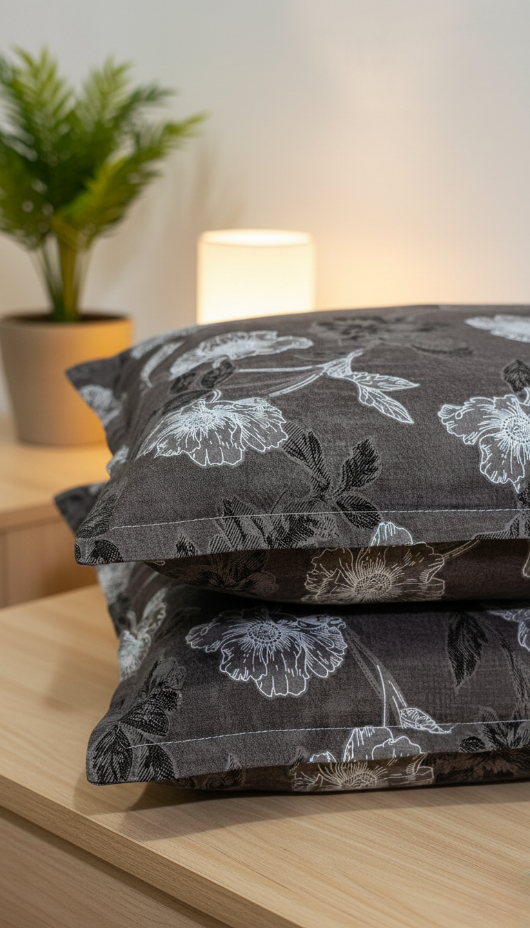 ThreadLoom Home | Cotton Beauty King Size 108*108 inches |  100% Cotton Bedsheet Set