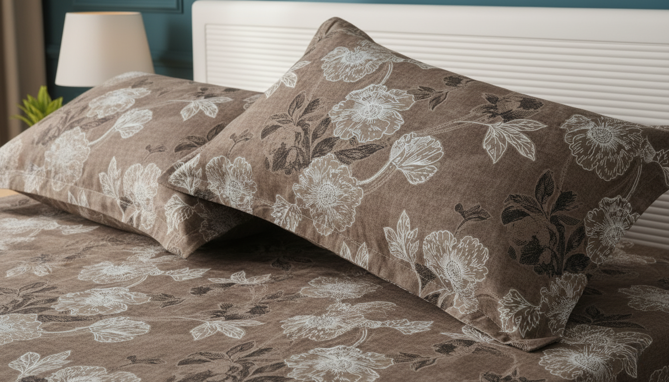 ThreadLoom Home | Cotton Beauty King Size 108*108 inches |  100% Cotton Bedsheet Set