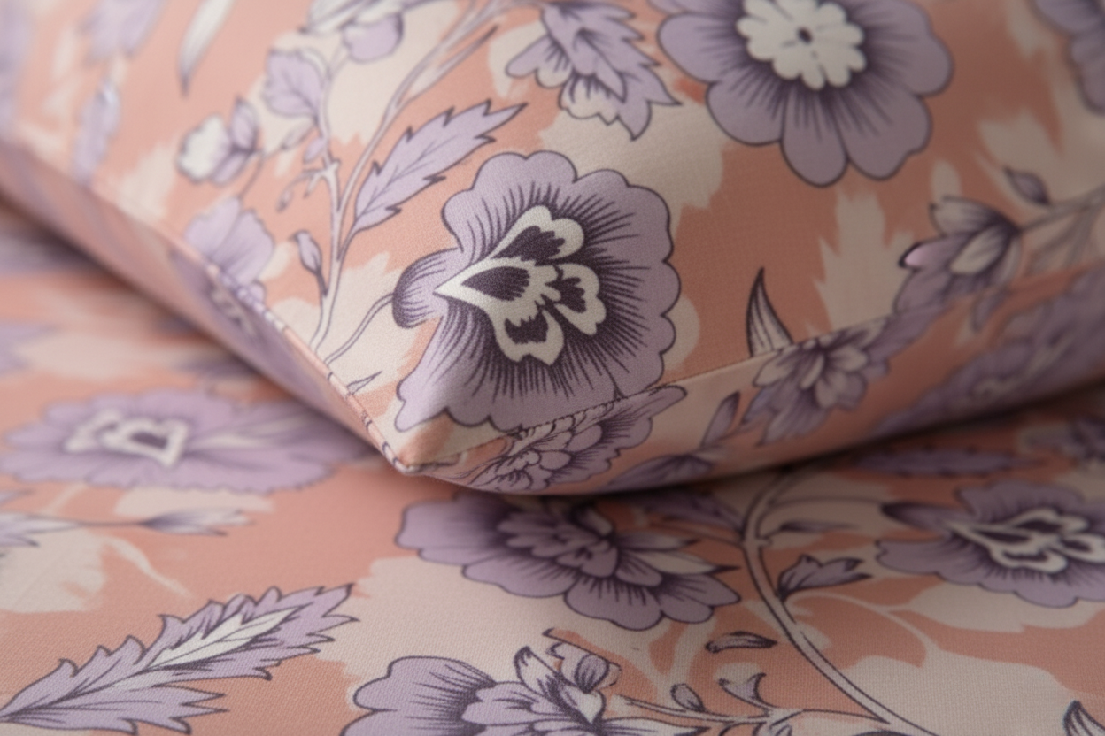 ThreadLoom Home | Bloom 100% Cotton Bedsheet | 180 TC King Size 108*108 inches