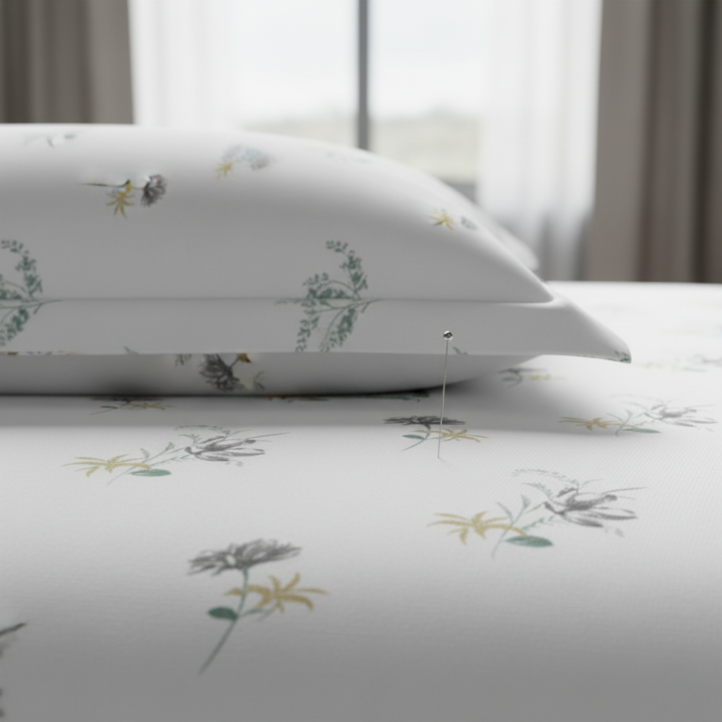 ThreadLoom Home Dream Collection | Floral 100% Cotton King Size Bedsheet Set with 2 Pillow Covers